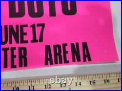 Vintage 1987 ORIGINAL Run DMC & Beastie Boys 11x17 Seattle Concert Poster