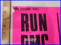 Vintage 1987 ORIGINAL Run DMC & Beastie Boys 11x17 Seattle Concert Poster
