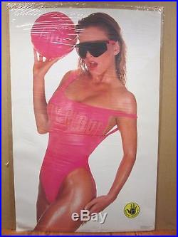 Vintage 1989 Body Glove original hot girl poster volleyball 12018