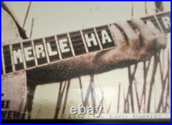 Vintage 2000 Merle Haggard Concert Poster #26/100 12x16 Vintage 2000 Merle Haggard Concert Poster #26/100 12x16