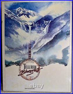 Vintage & Authentic 1984 Telluride Bluegrass Festival Mounted Concert Poster