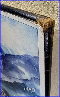 Vintage & Authentic 1984 Telluride Bluegrass Festival Mounted Concert Poster