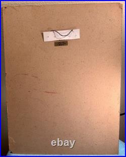 Vintage & Authentic Foreigner Mounted'Market Square Arena' Concert Poster