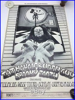 Vintage Bill Graham Concert Poster Buddy Guy Taj Mahal MICKEY MOUSE BG 192 VG+