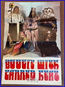 Vintage Canned Heat Concert Poster 20 x 29 Beautiful Colors