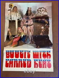 Vintage Canned Heat Concert Poster 20 x 29 Beautiful Colors
