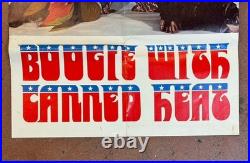 Vintage Canned Heat Concert Poster 20 x 29 Beautiful Colors