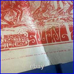 Vintage Canned Heat and Country Joe and The Fish Concert Poster SB Swing Rough