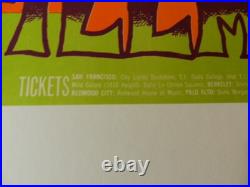 Vintage Concert Poster- 1967 The Byrds-ldm Spiritual Band Poster- Bill Graham Vintage Concert Poster- 1967 The Byrds-ldm Spiritual Band Poster- Bill Graham