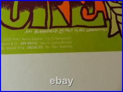 Vintage Concert Poster- 1967 The Byrds-ldm Spiritual Band Poster- Bill Graham Vintage Concert Poster- 1967 The Byrds-ldm Spiritual Band Poster- Bill Graham