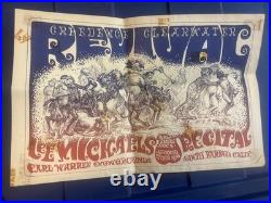 Vintage Creedence Clearwater Revival Lee Michaels Concert Poster SB Swing Aud