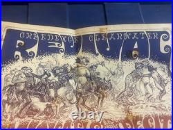 Vintage Creedence Clearwater Revival Lee Michaels Concert Poster SB Swing Aud