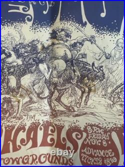 Vintage Creedence Clearwater Revival Lee Michaels Concert Poster SB Swing Aud