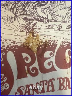 Vintage Creedence Clearwater Revival Lee Michaels Concert Poster SB Swing Aud