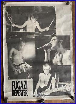 Vintage Fugazi Repeater Live Concert Tour Poster 35 x 25