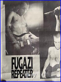 Vintage Fugazi Repeater Live Concert Tour Poster 35 x 25