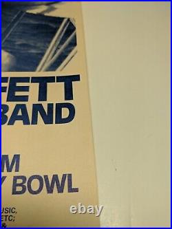 Vintage Jimmy Buffett Concert Poster. 1979. Santa Barbara. Used. HTF