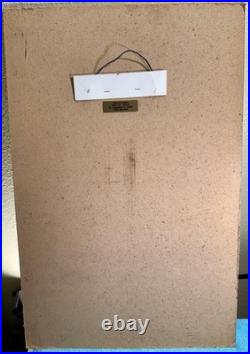 Vintage Mounted Chicago 1980'Poplar Creek Music Theater' Concert Poster