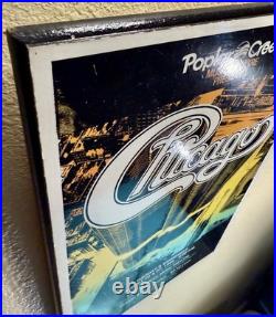 Vintage Mounted Chicago 1980'Poplar Creek Music Theater' Concert Poster