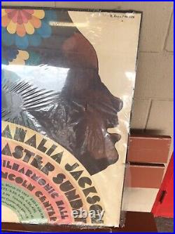 Vintage Original 1967 Mahalia Jackson Concert Poster Museum Piece Milton Glaser