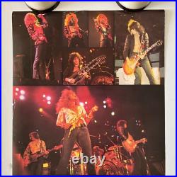 Vintage Original 1982 LED Zeppelin Onstage Collage Poster 80s Rock Music