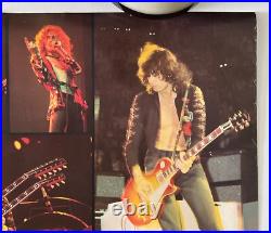 Vintage Original 1982 LED Zeppelin Onstage Collage Poster 80s Rock Music