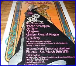 Vintage Original A Star Is Born Concert Poster Arizona 1976 Streisand Kristoffer