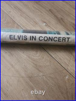 Vintage Original Elvis In Concert Poster 1978 42x58 Unopened Still In Plastic