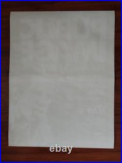 Vintage Original Public Image Ltd Concert POSTER 22 x 17 MAY 4 1980