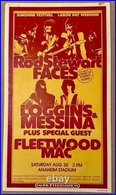 Vintage RARE 1975 Sunshine Festival Music Concert Poster-Anaheim Stadium