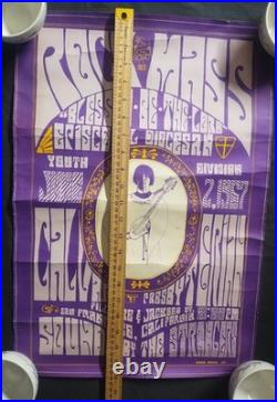 Vintage Rock Mass Cavalry San Francisco 1967 Concert Poster 15.5x22.5 RARE