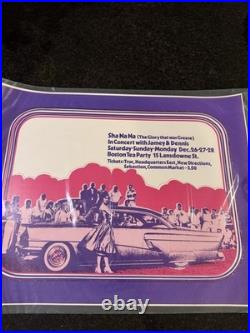 Vintage Sha Na Na 1970 Finale OP-1 Concert Poster Boston Tea Party 17x22