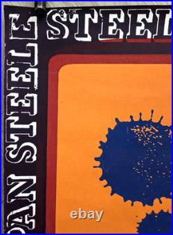 Vintage Steeleye Span Concert Poster Silkscreen 1973 British Elec Folk-Rock READ Vintage Steeleye Span Concert Poster Silkscreen 1973 British Elec Folk-Rock READ