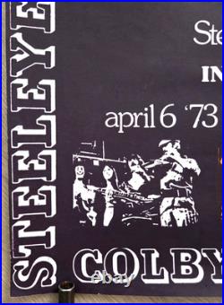 Vintage Steeleye Span Concert Poster Silkscreen 1973 British Elec Folk-Rock READ Vintage Steeleye Span Concert Poster Silkscreen 1973 British Elec Folk-Rock READ