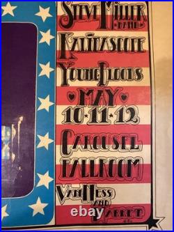 Vintage Steve Miller Youngbloods 1968 Carousel CONCERT POSTER original Kelley