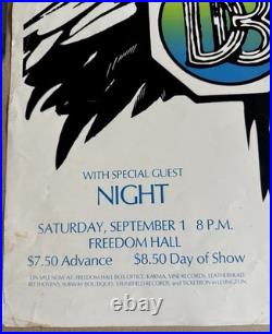 Vintage The Doobie Brothers Music Concert Poster Freedom Hall