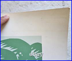 Vintage lkki Matsumoto'Sanibel Jazz' Poster OCTOBER 1988 33x21