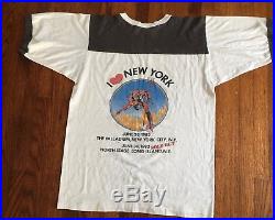 Vtg Iron Maiden 1982 New York Event Concert Tour Shirt