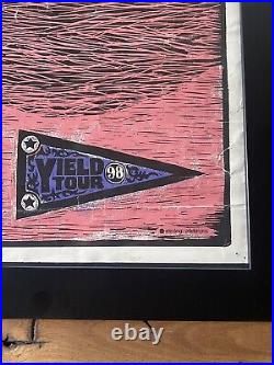 Vtg Pearl Jam Ames Bros Cleveland Yield Tour Concert Poster Authentic Blossom