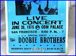 Vtg ROLLING STONES & CREAM (2) Original Tribune Showprint Rock Concert Posters