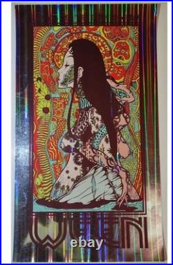 WEEN Concert Poster Central Park NYC 2010 Foil AP Jermaine Rogers
