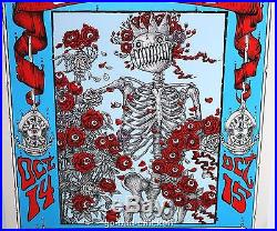 WEEN Concert Poster Emek SIGNED The Grateful Dead FD-26 Roses Stanley Mouse MINT