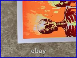 Wayne Coyne FLAMING LIPS First 1000 Skeletons March OKC 2007 SCREEN PRINT Poster