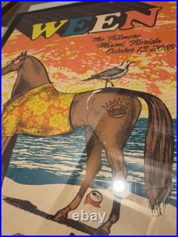 Ween Concert Poster Miami 2018-Signed and Numbered Justin Helton-AE X/50