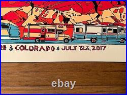 Ween Red Rocks July 12th 2017 Original Concert Poster Tyler Stout withGuest Silkie