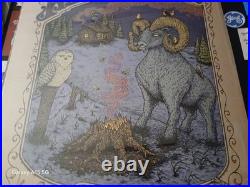 Widespread Panic Concert Poster Wood Tour Fillmore Denver, CO SPUSTA RARE