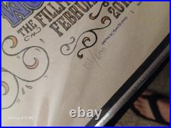 Widespread Panic Concert Poster Wood Tour Fillmore Denver, CO SPUSTA RARE