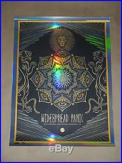 Widespread Panic Todd Slater Red Rocks Foil concert poster print Chuck Sperry