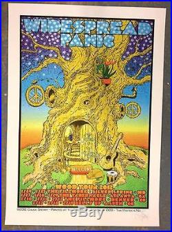 Widespread Panic Wood Tour 2012 Concert Poster Chuck Sperry Original