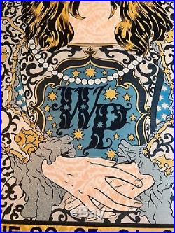 Widespread panic concert poster Chuck Sperry red rocks
